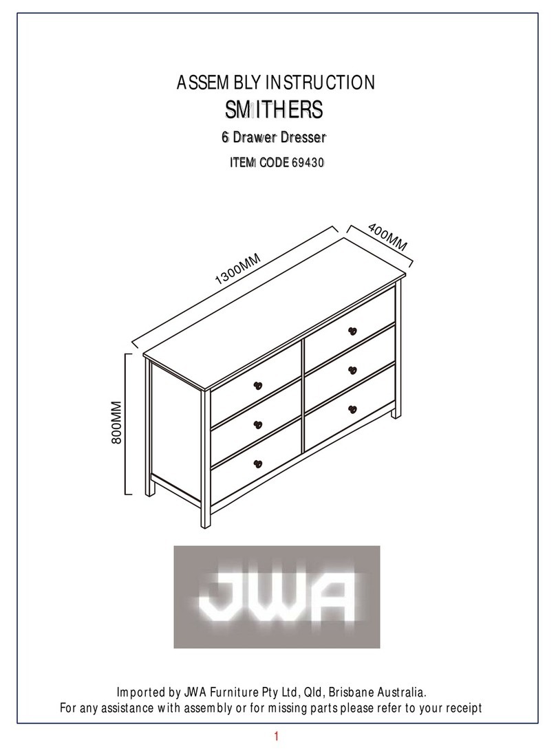 JWA SMITHERS 69430 Assembly instruction