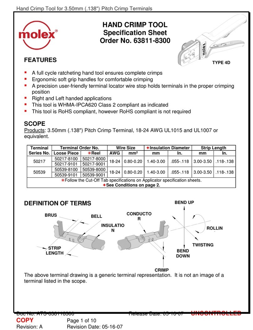 molex 63811-8300 User manual