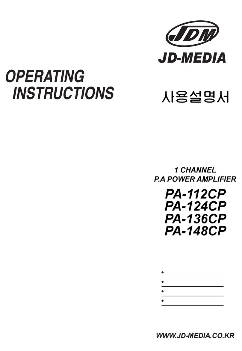 JDM PA-112CP User manual