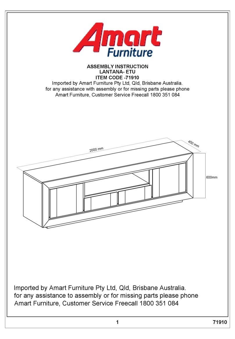 Amart Furniture LANTANA- ETU 71910 Assembly instruction Amart Furniture LANTANA- ETU 71910 Assembly instruction