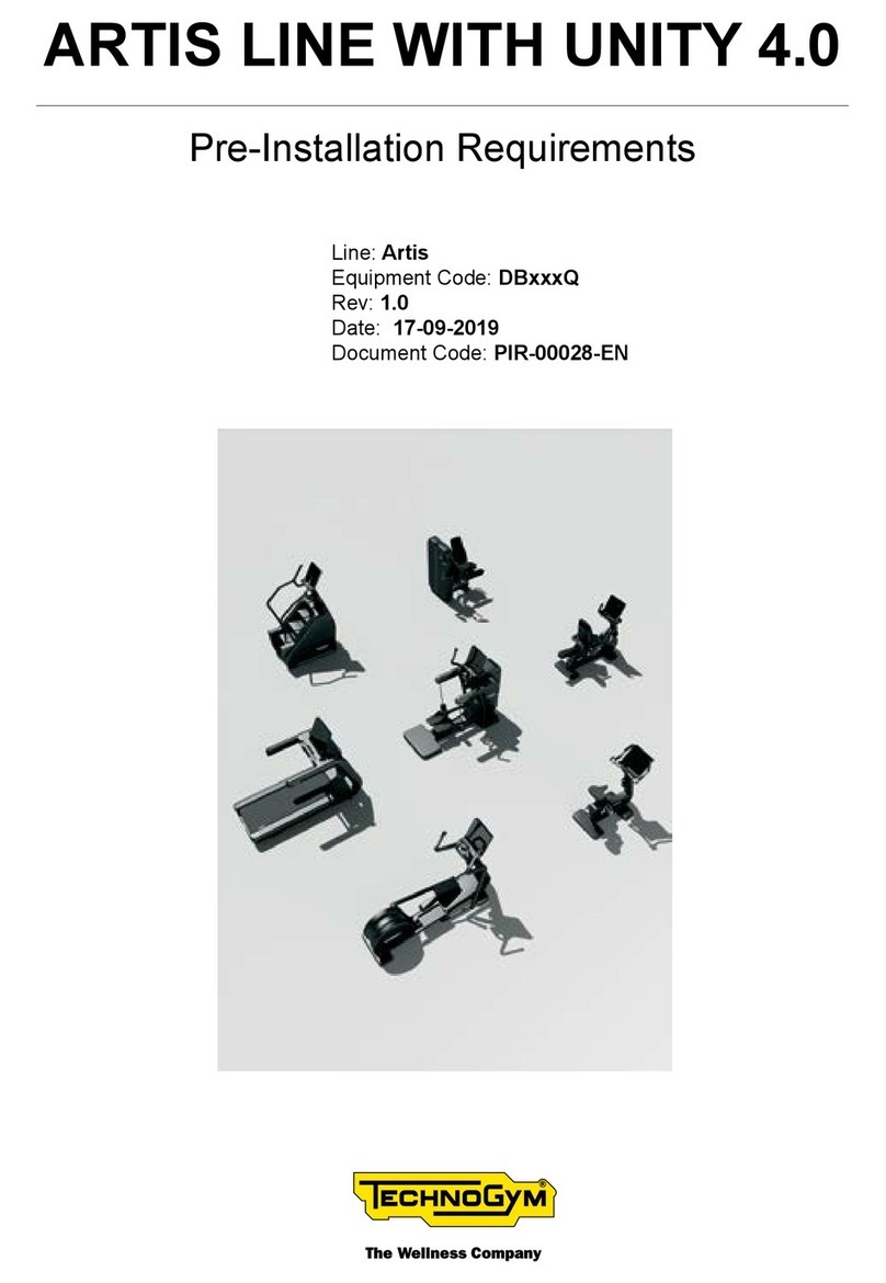 Technogym ARTIS DBK0EQ User manual