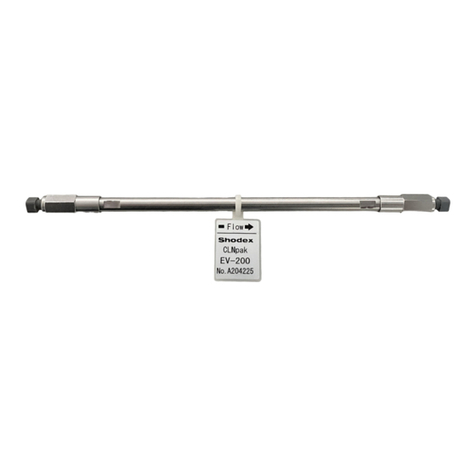 Shodex CLNpak EV-200 Operation manual Shodex CLNpak EV-200 Operation manual