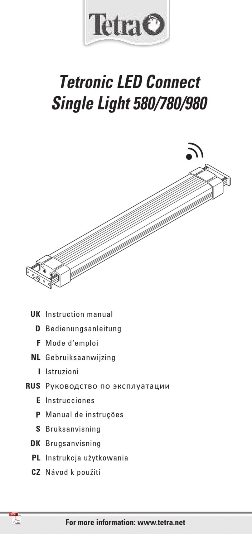 Tetra 580 instruction manual