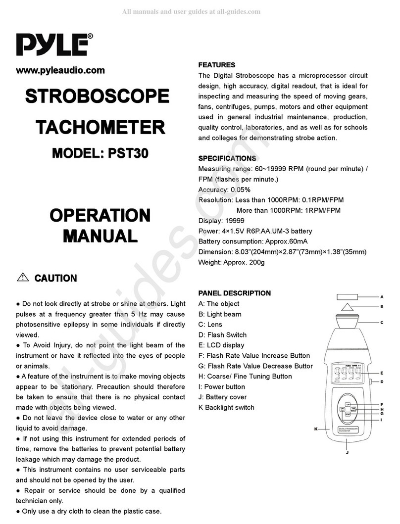 Pyle PST30 Operation manual Pyle PST30 Operation manual