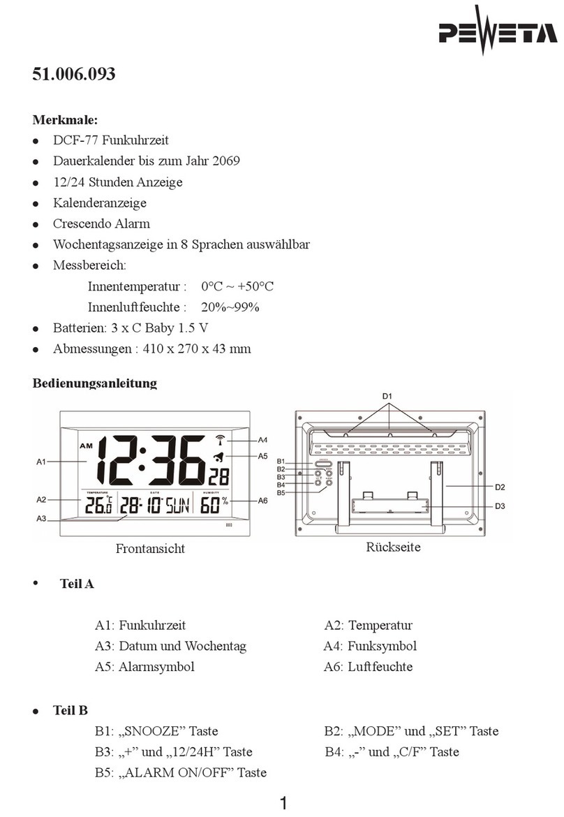 Peweta DCF77 manual