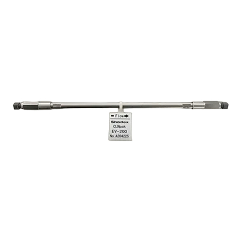 Shodex CLNpak EV2000AC-12F User manual