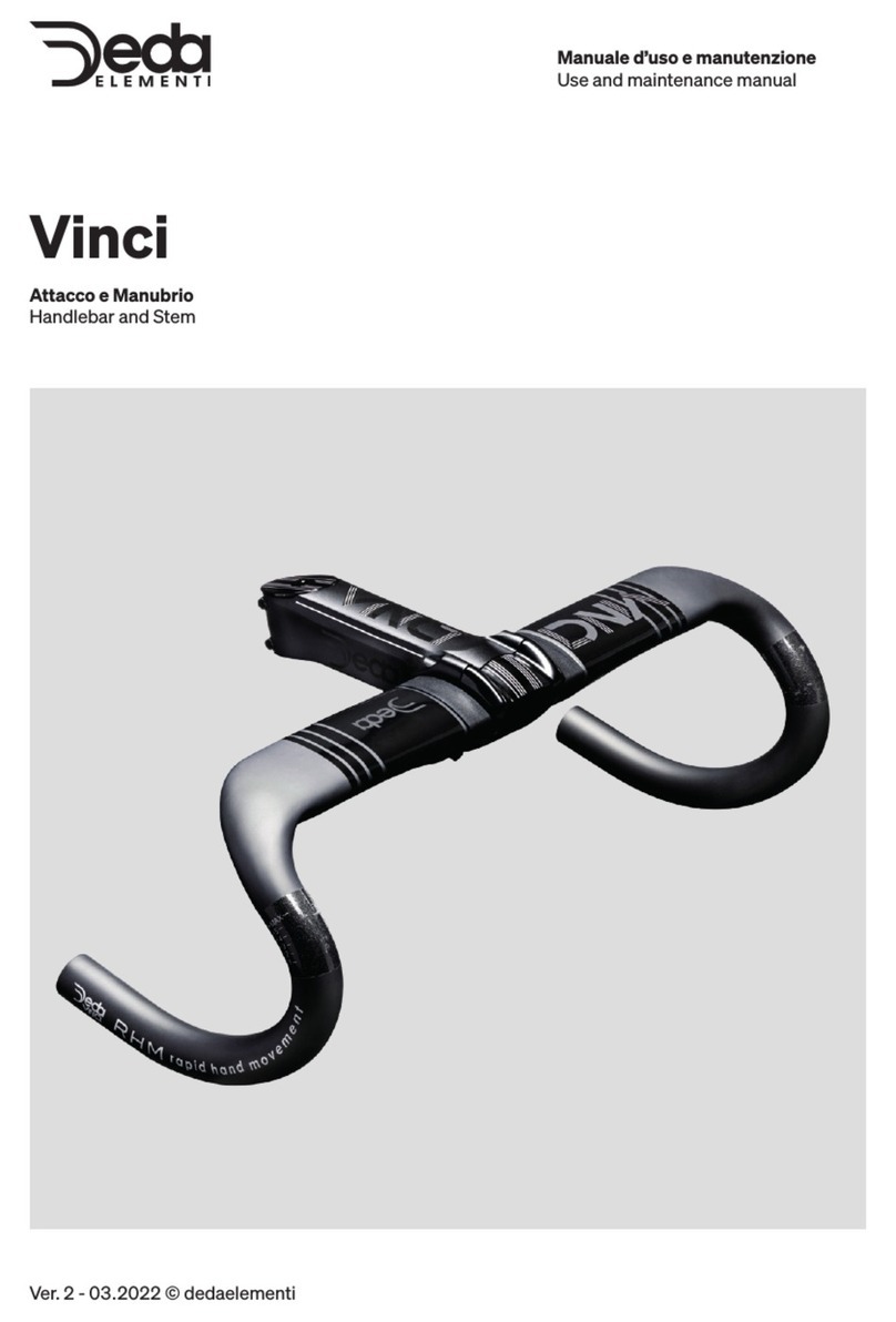 Deda Elementi Vinci User manual Deda Elementi Vinci User manual