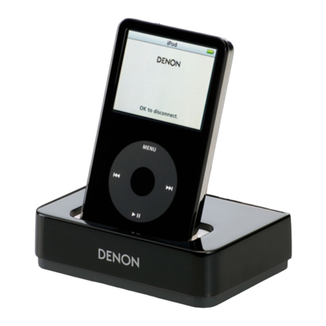 Denon ASD-1R - Digital Player Docking Station User manual