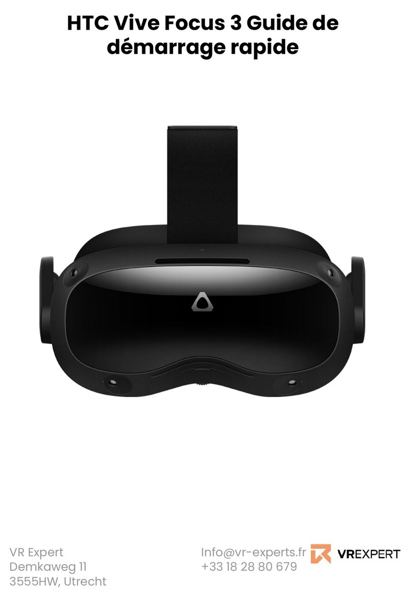 VR Expert HTC Vive Focus 3 User manual