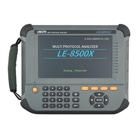 LineEye LE-8500XR instruction manual