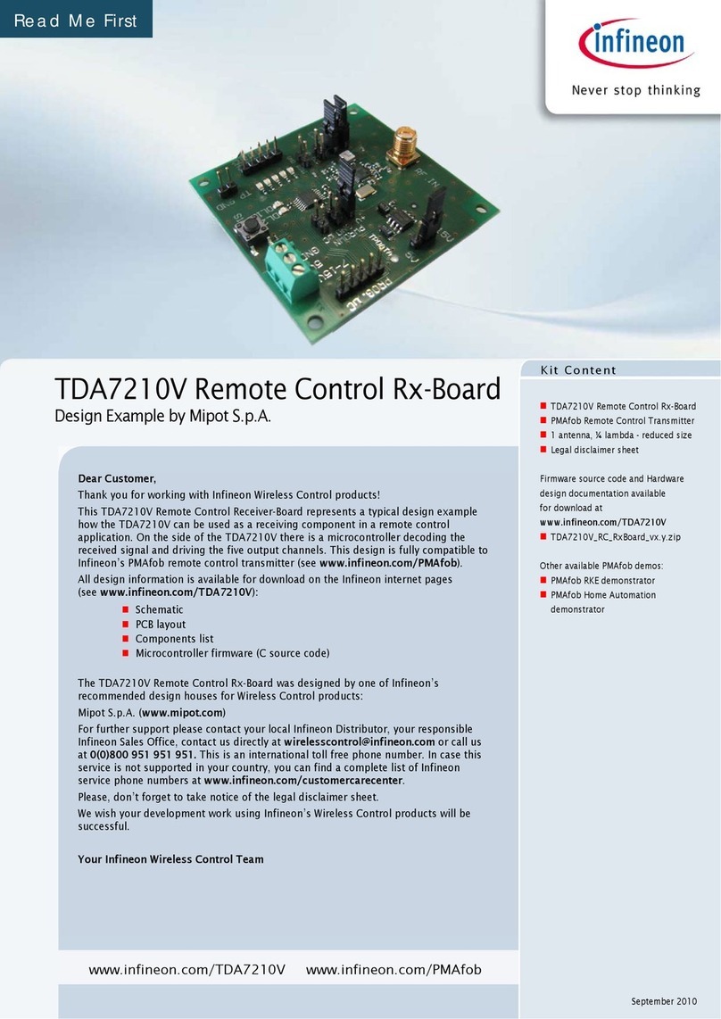 Infineon TDA7210V User manual
