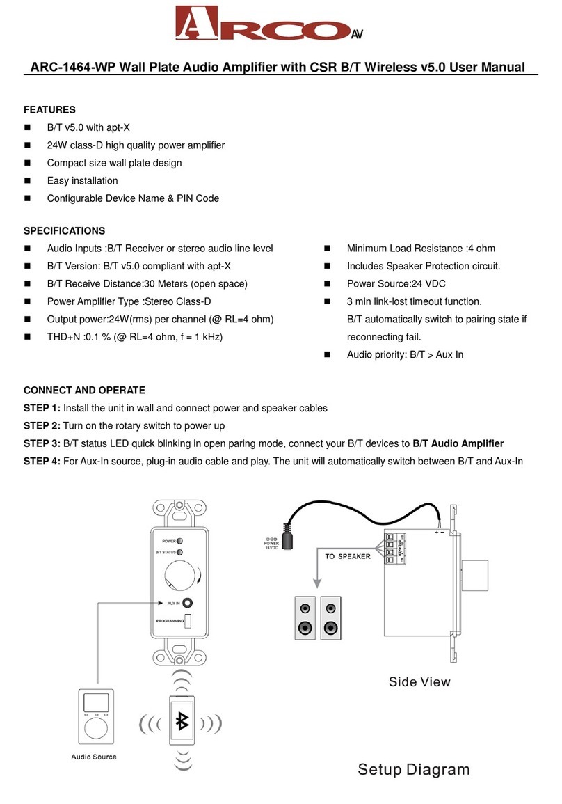 ARCO ARC-1464-WP user manual