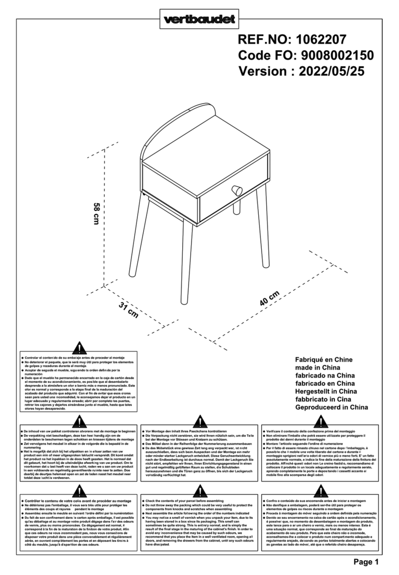 VERTBAUDET Konfetti User manual VERTBAUDET Konfetti User manual