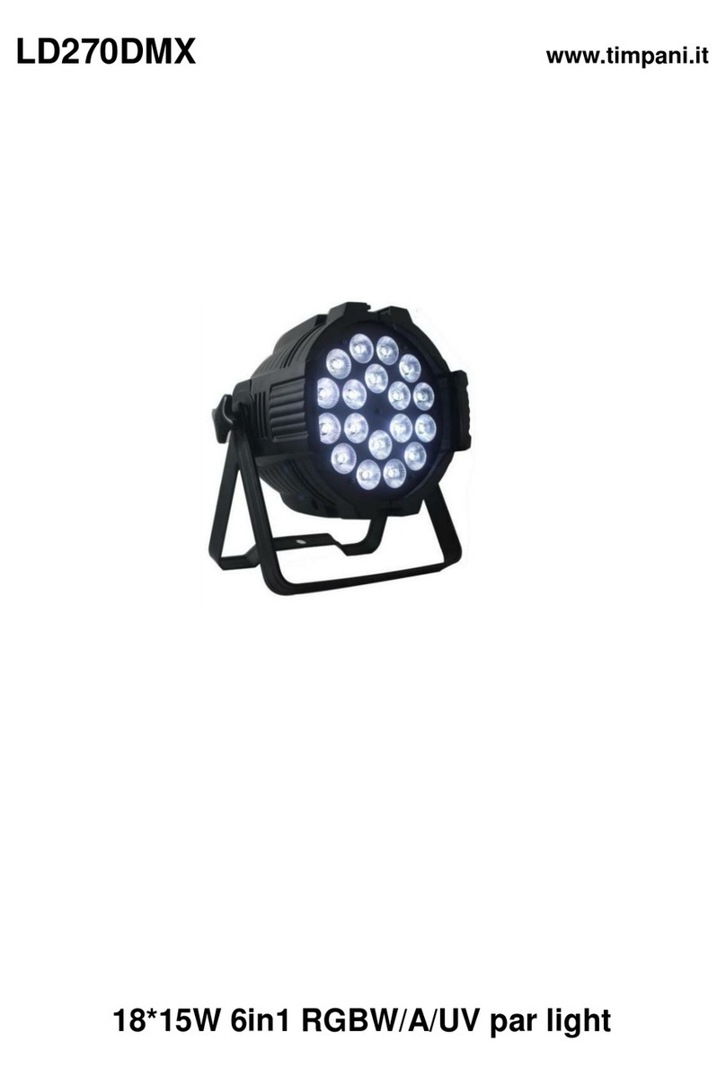 Timpani LD270DMX user manual