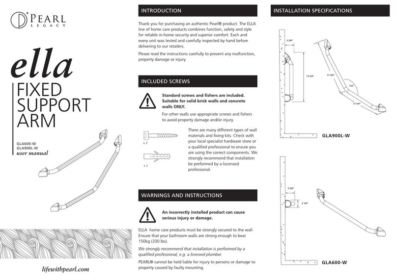 Pearl ella GLA600-W user manual Pearl ella GLA600-W user manual