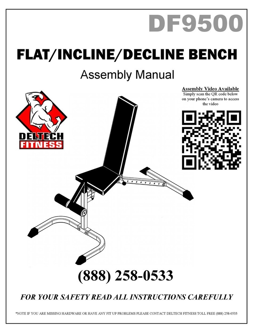 Deltech Fitness DF9500 User manual