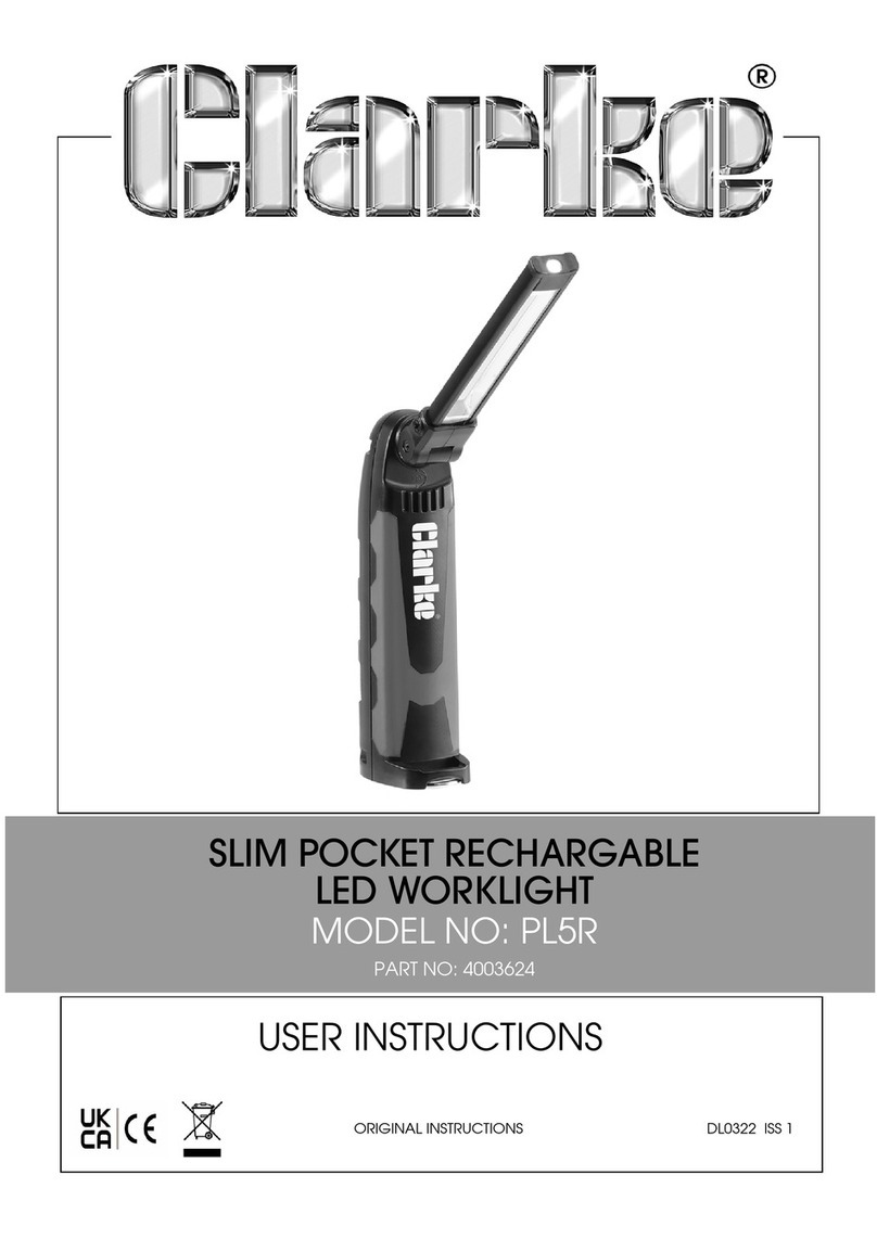 Clarke PL5R User manual