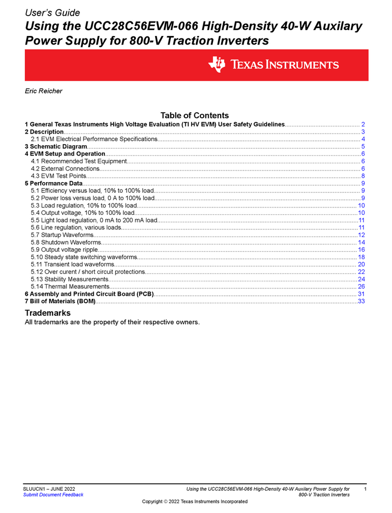 Texas Instruments UCC28C56EVM-066 user guide Texas Instruments UCC28C56EVM-066 user guide