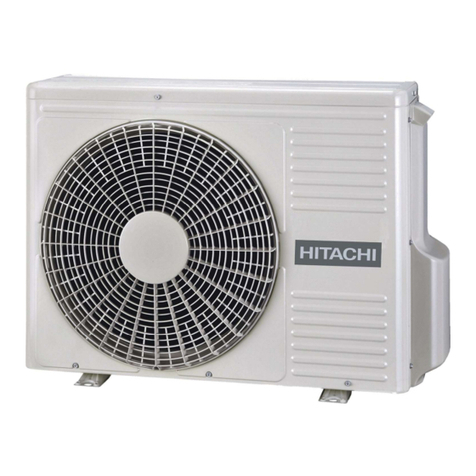 Hitachi YUTAKI RAS-2WHVRP1 User manual