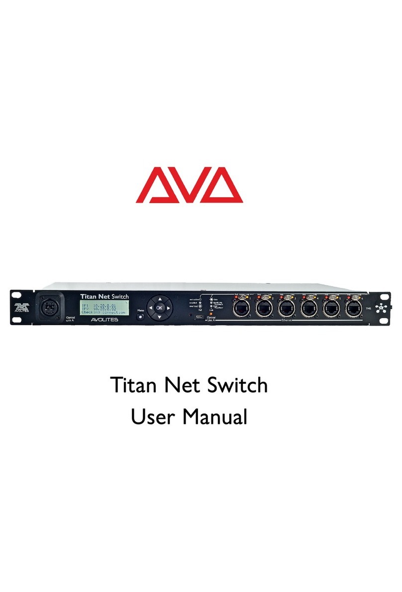 Avolites Titan Net user manual