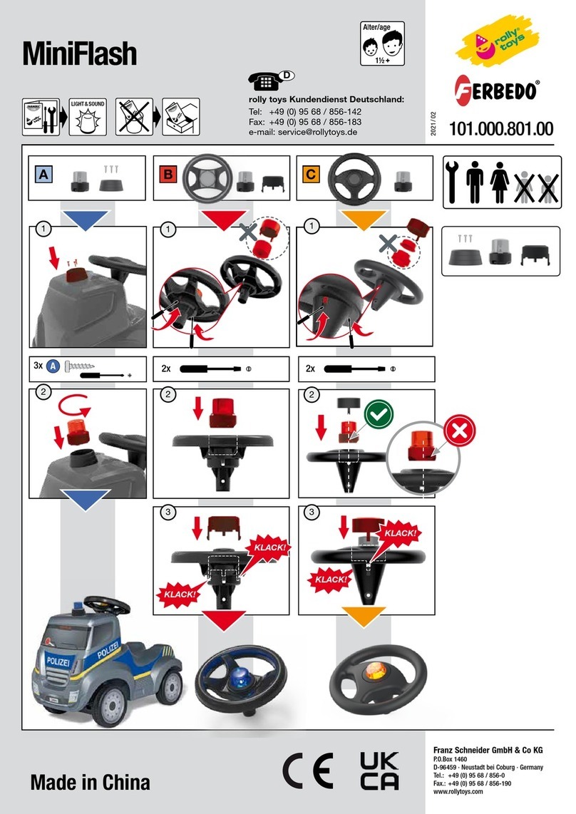 Rolly Toys Ferbedo MiniFlash quick start guide