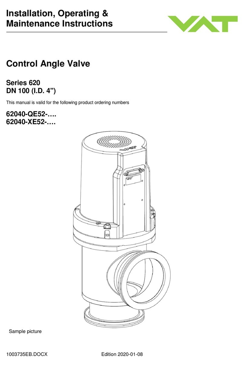 VAT 620 Series Assembly instructions