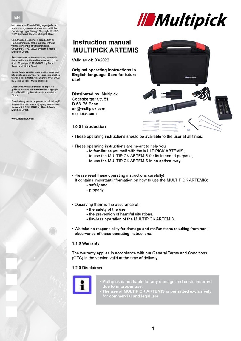 Multipick ARTEMIS User manual