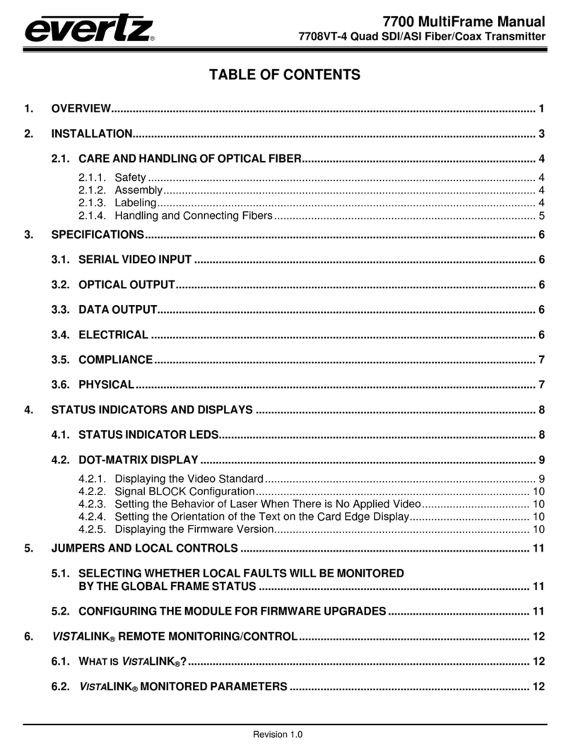 Everlz 7708VT-4 manual