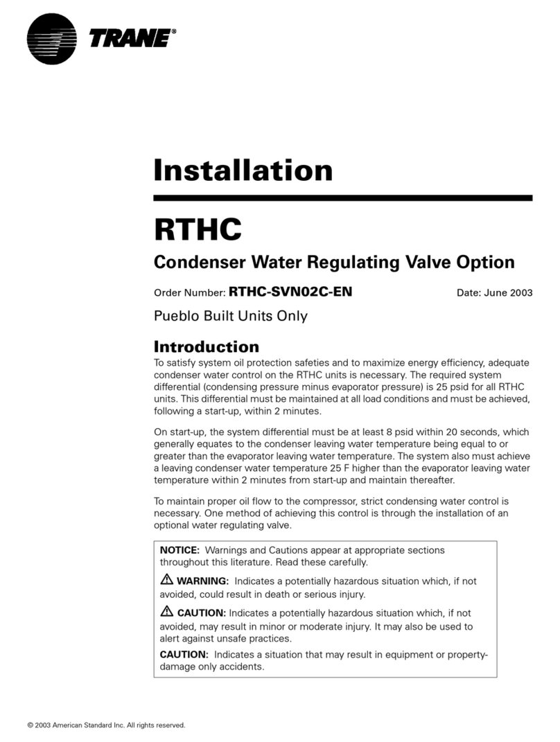 Trane RTHC-SVN02C-EN User manual