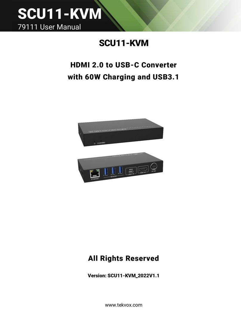 Tekvox SCU11-KVM user manual