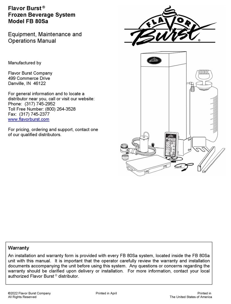 Flavor Burst FB 80Sa User manual