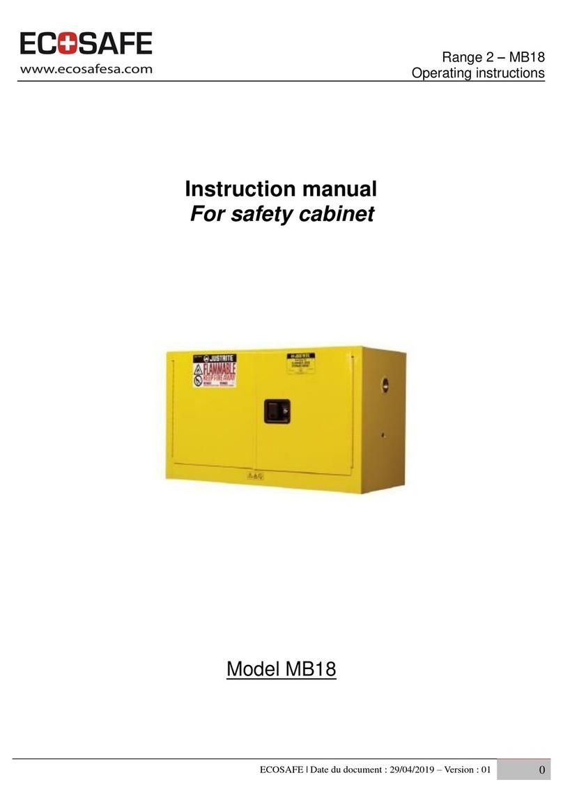 ECOSAFE MB18 User manual