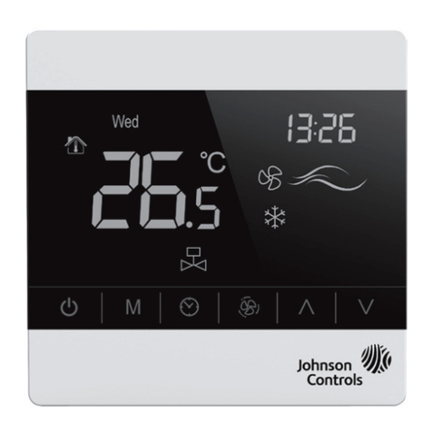 Johnson Controls T8800 Series installation instructions