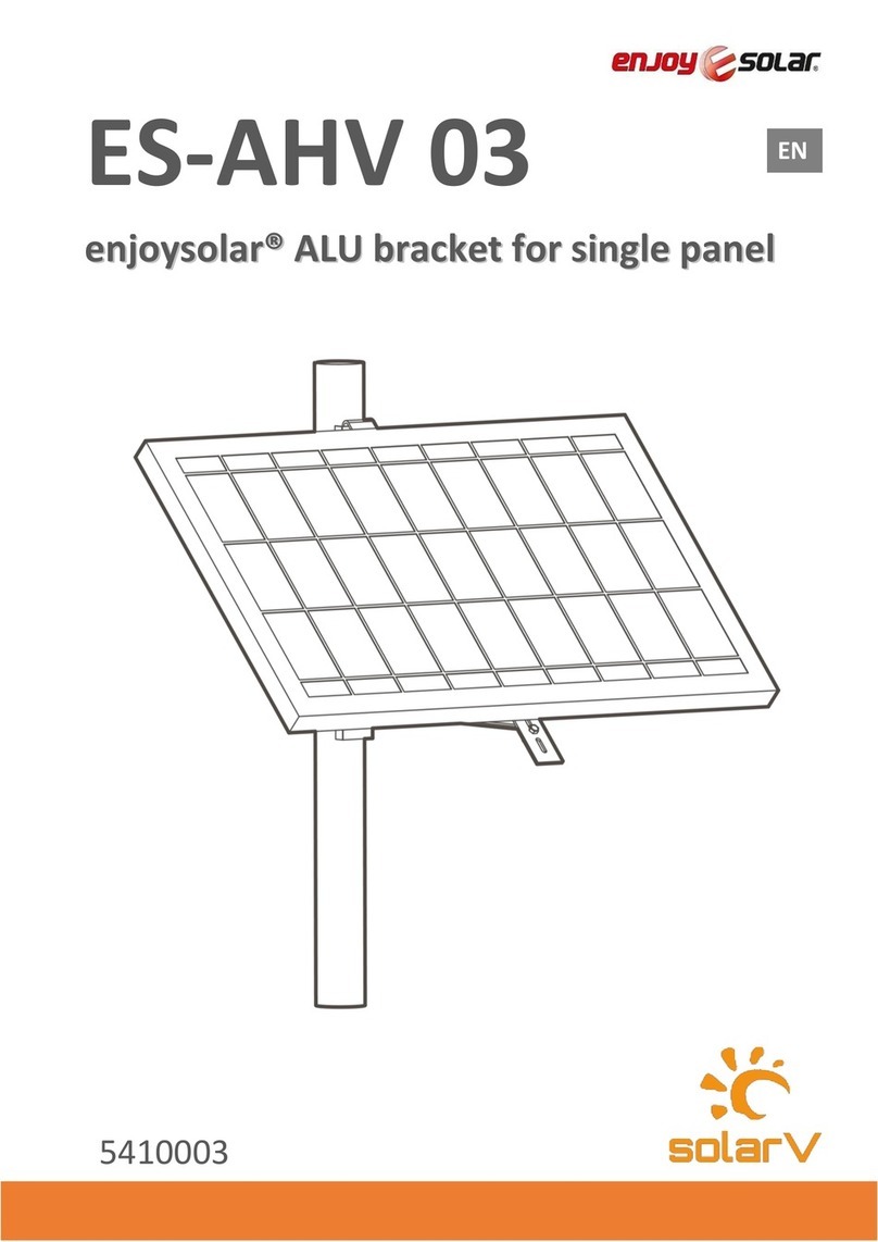 SolarV enjoysolar ES-AHV 03 Assembly instructions