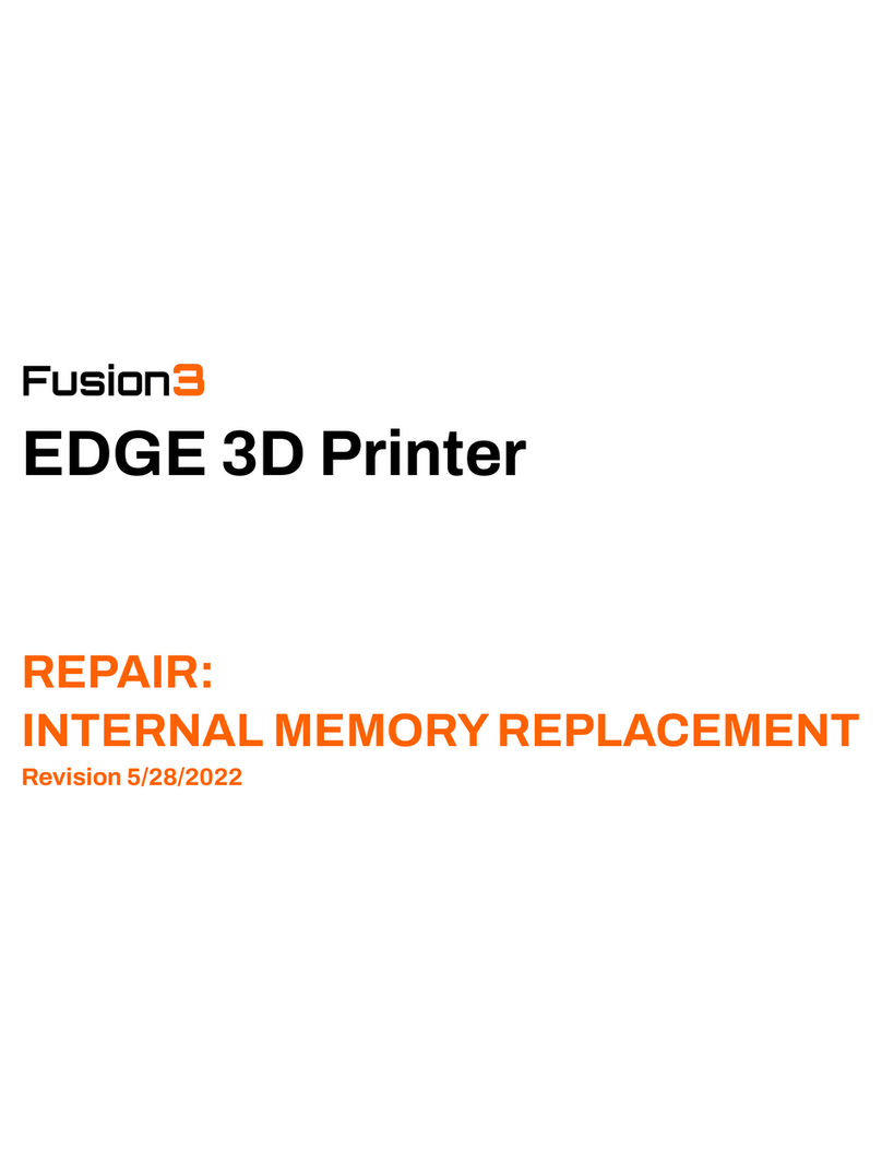 Fusion3 EDGE Setup guide Fusion3 EDGE Setup guide