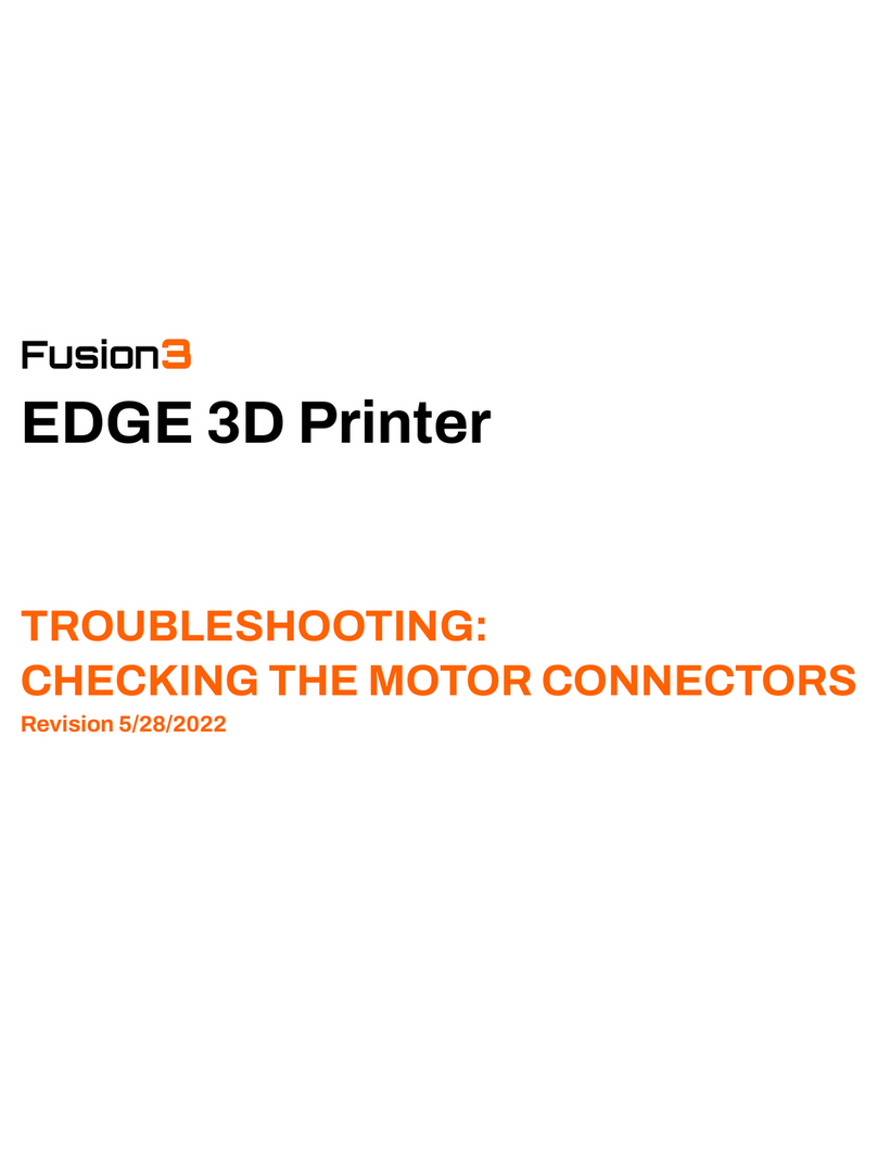 Fusion3 EDGE Operating instructions Fusion3 EDGE Operating instructions