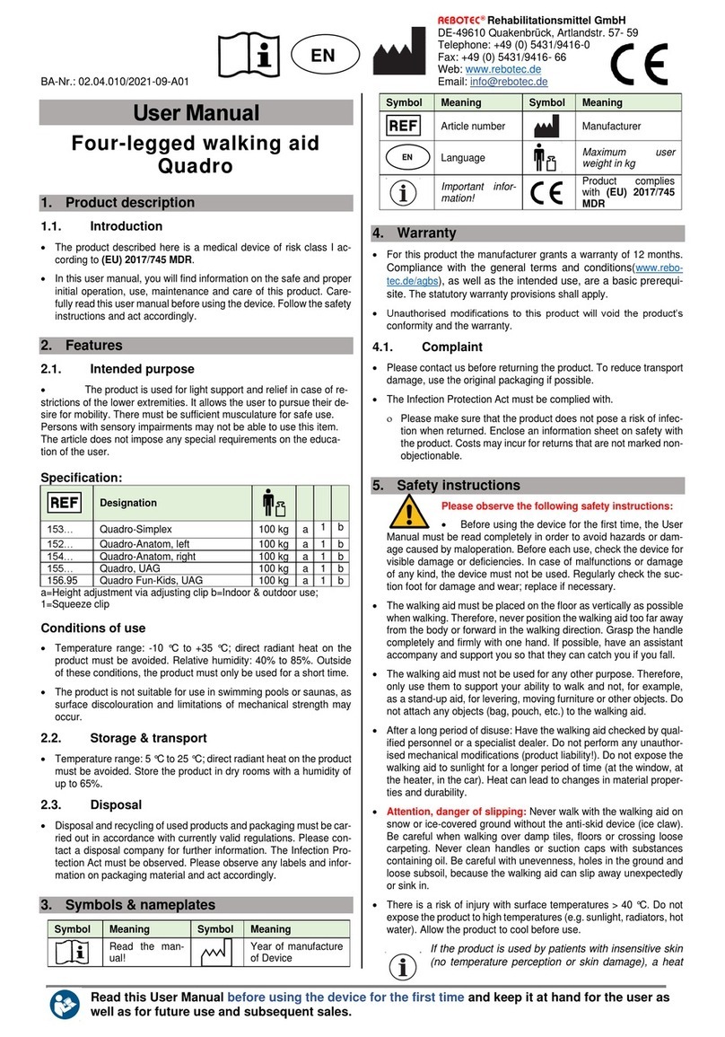 Rebotec 153 Series user manual Rebotec 153 Series user manual