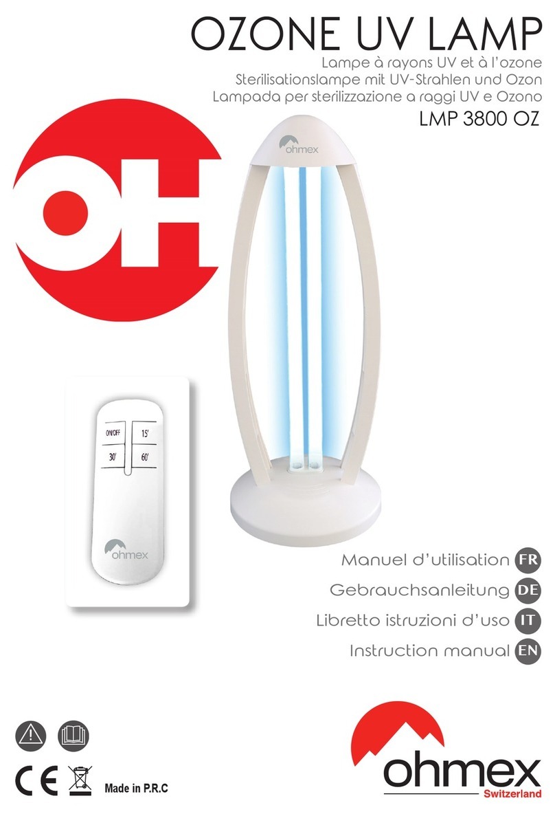 ohmex LMP 3800 OZ manual