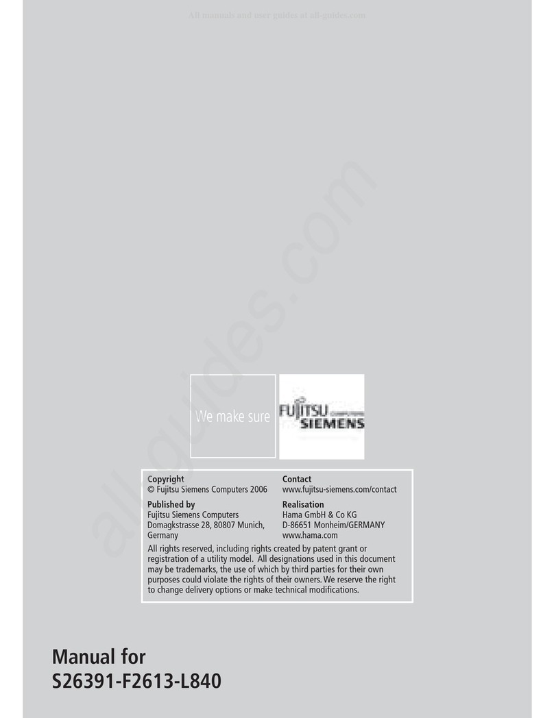 Fujitsu Siemens Computers POCKET LOOX N100 series operating instructions
