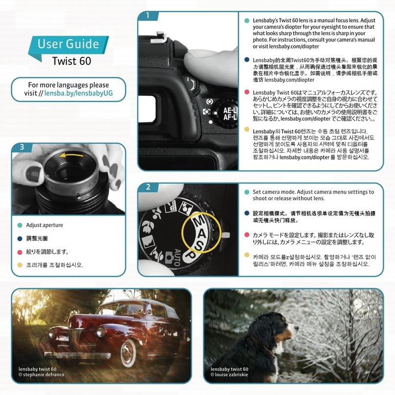 Lensbaby Twist 60 User manual