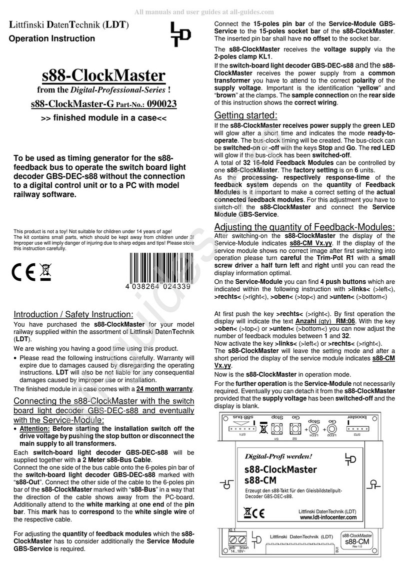 LDT Digital-Professional Series operation instruction