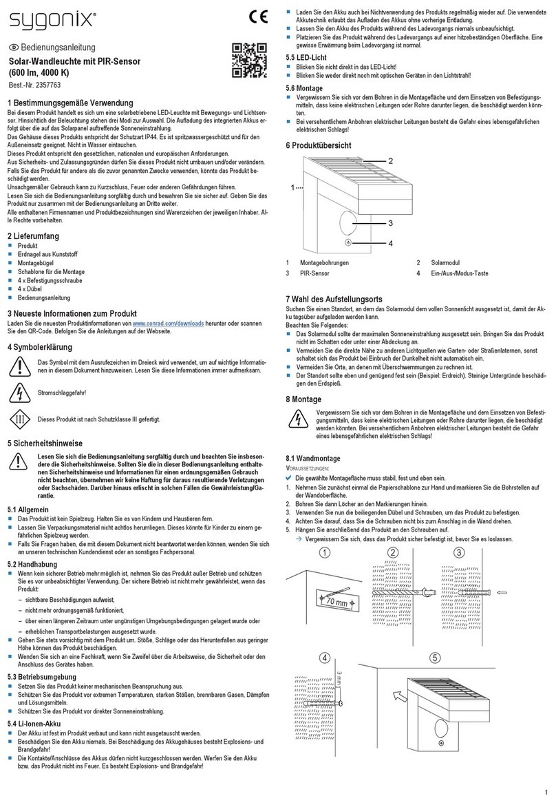 Sygonix SY-4715526 operating instructions Sygonix SY-4715526 operating instructions