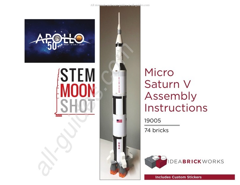 ideaBRICKworks Micro Saturn V Assembly instructions