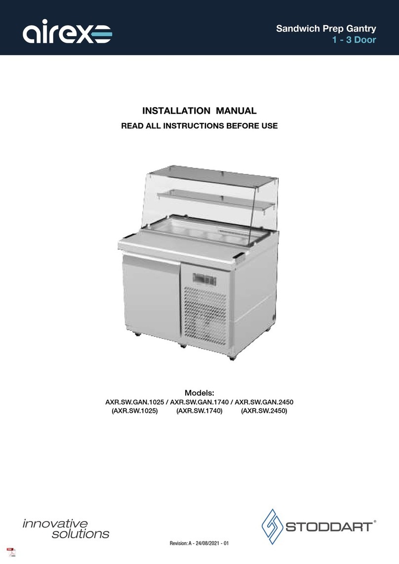 STODDART airex AXR.SW.GAN.1025 installation manual