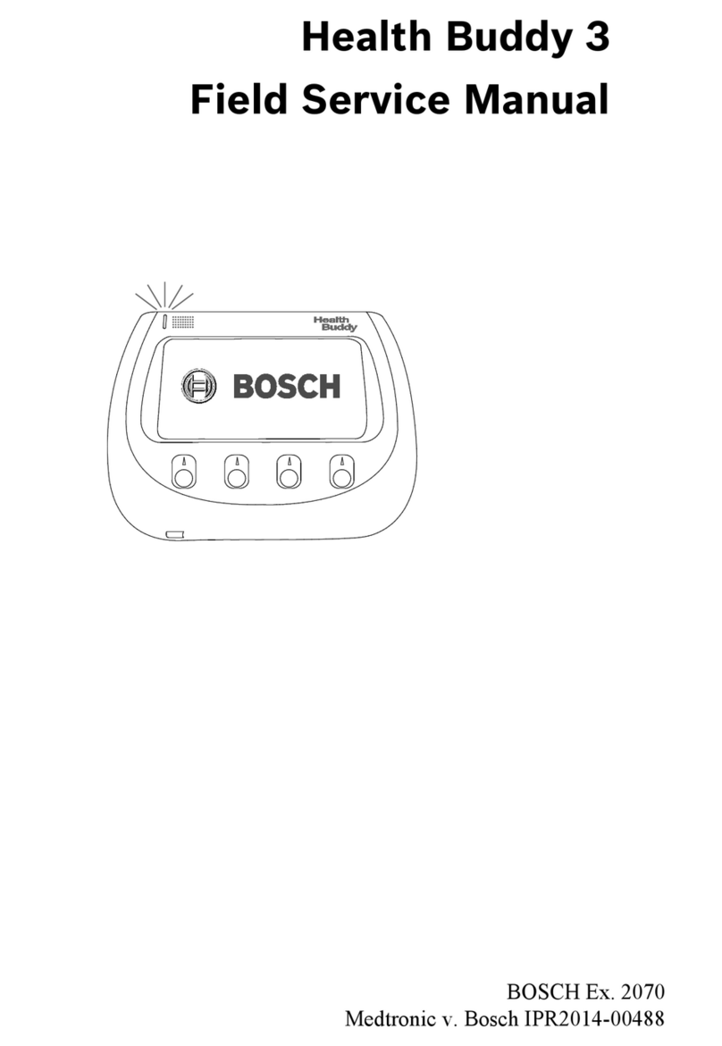 Bosch Health Buddy 3 Service manual