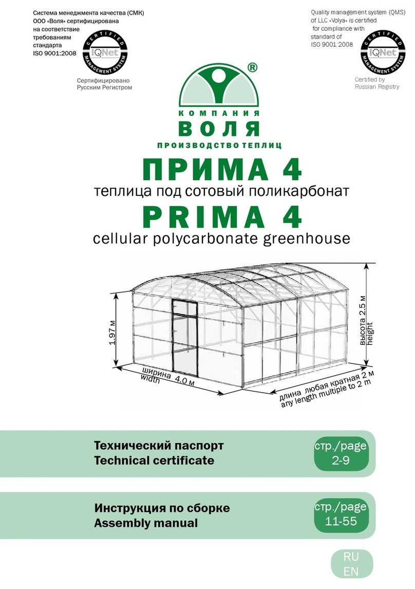 VOLYA PRIMA 4 Assembly manual