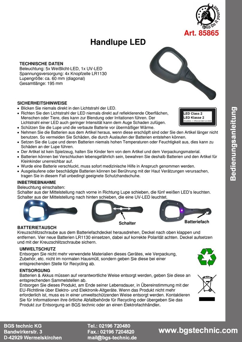 BGS technic 85865 manual