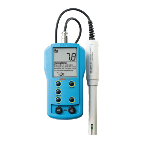 Hanna Instruments HI9811-51 instruction manual Hanna Instruments HI9811-51 instruction manual