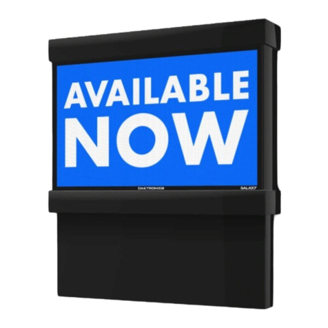 Daktronics Large Matrix Galaxy GT6X Series User manual