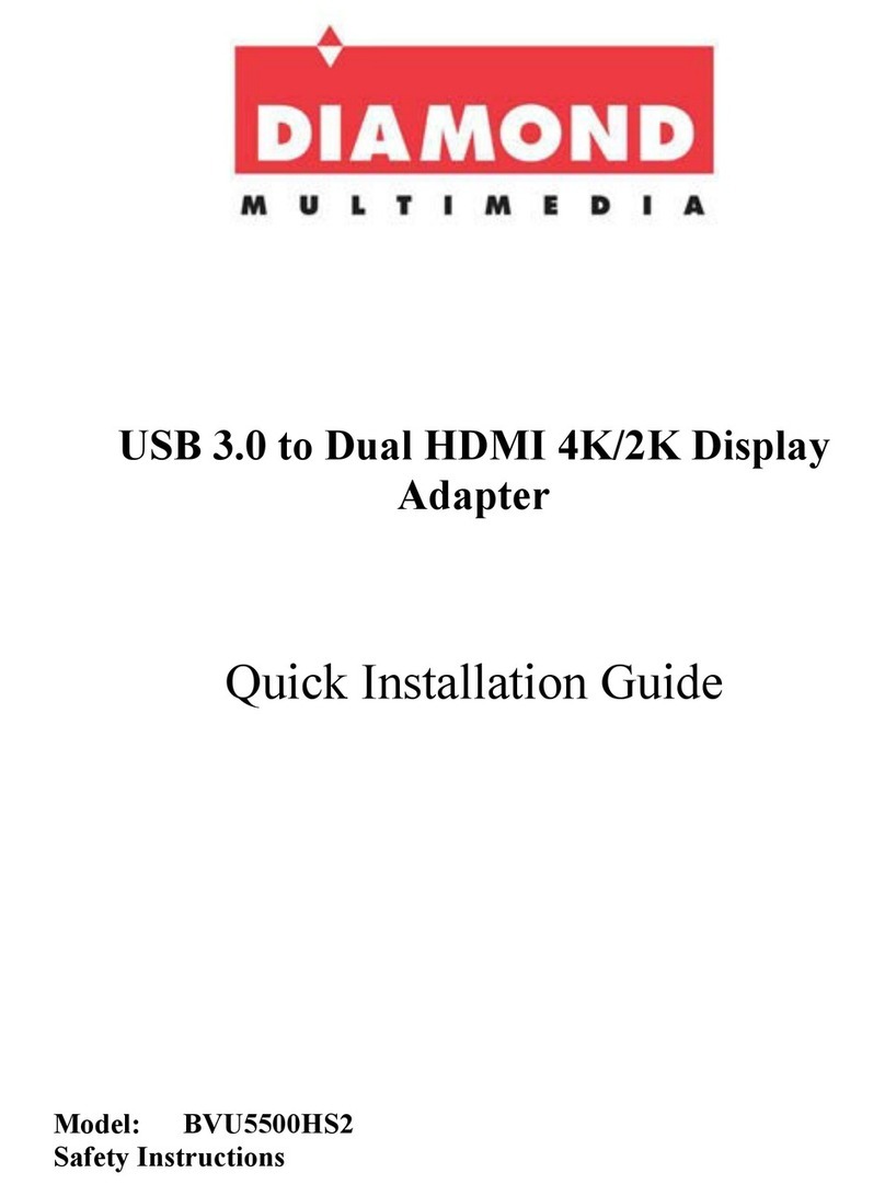 Diamond Multimedia BVU5500HS2 User manual